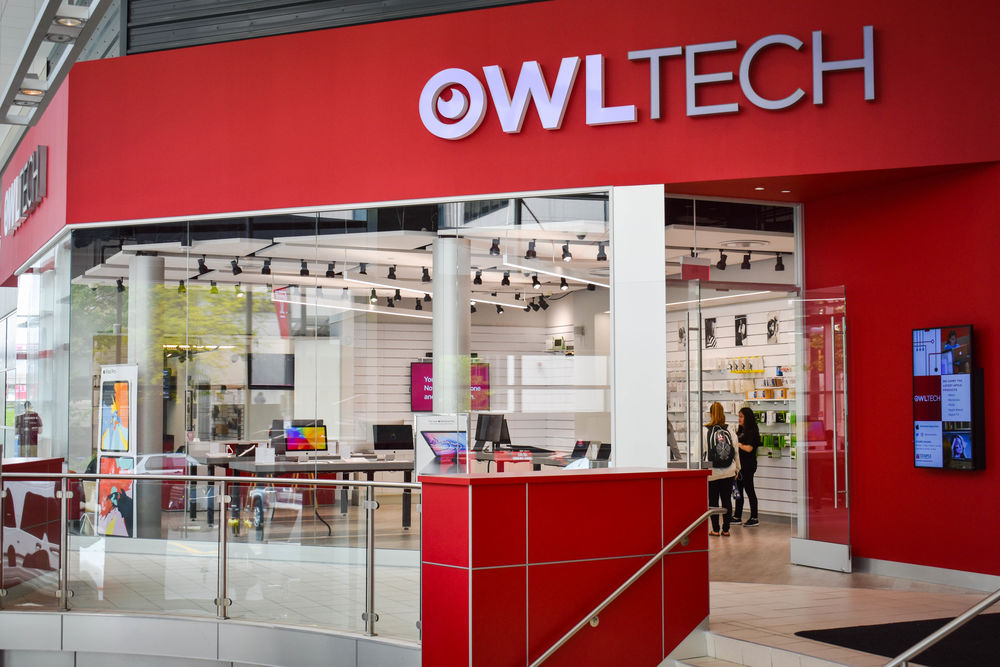 OWLtech technology store located in Pearson Hall Lobby on Main Campus